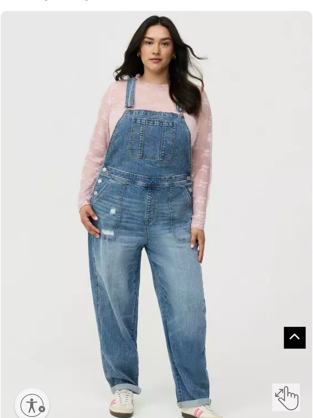 Torrid size 22 Women’s Denim overalls